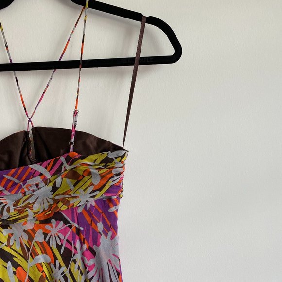 BCBG MAXAZRIA Flower Print Summer Dress - Picture 3 of 6